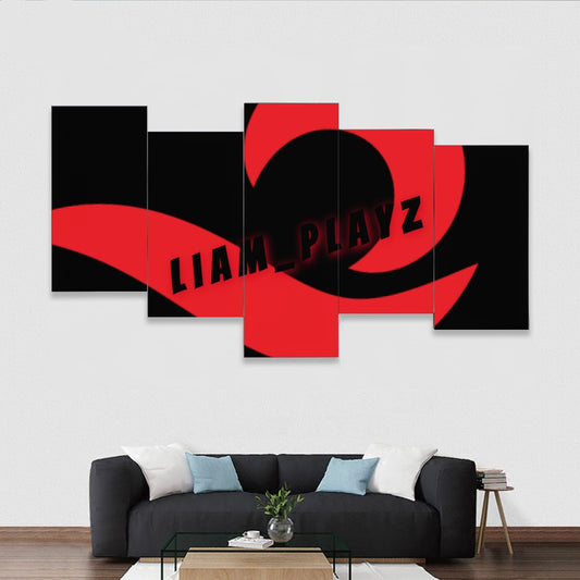 Framed five-piece mural- Liam_playz Edition